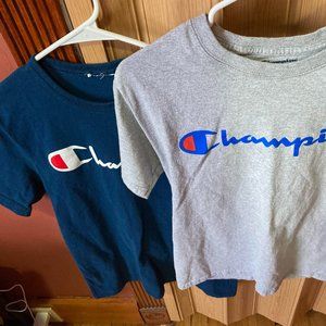 2 champion men's small shirts